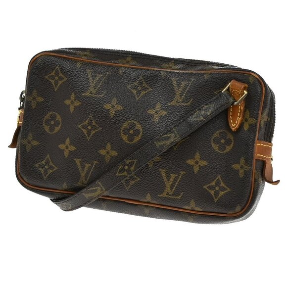 LOUIS VUITTON Marly Bandouliere Shoulder Bag Monogram Leather - Picture 1 of 14